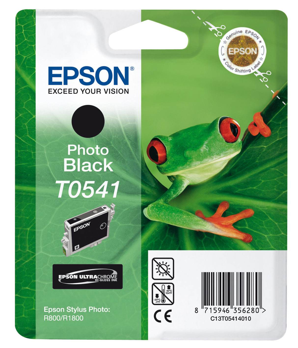 Epson Singlepack Photo Black T0541 Ultra Chrome Hi-Gloss