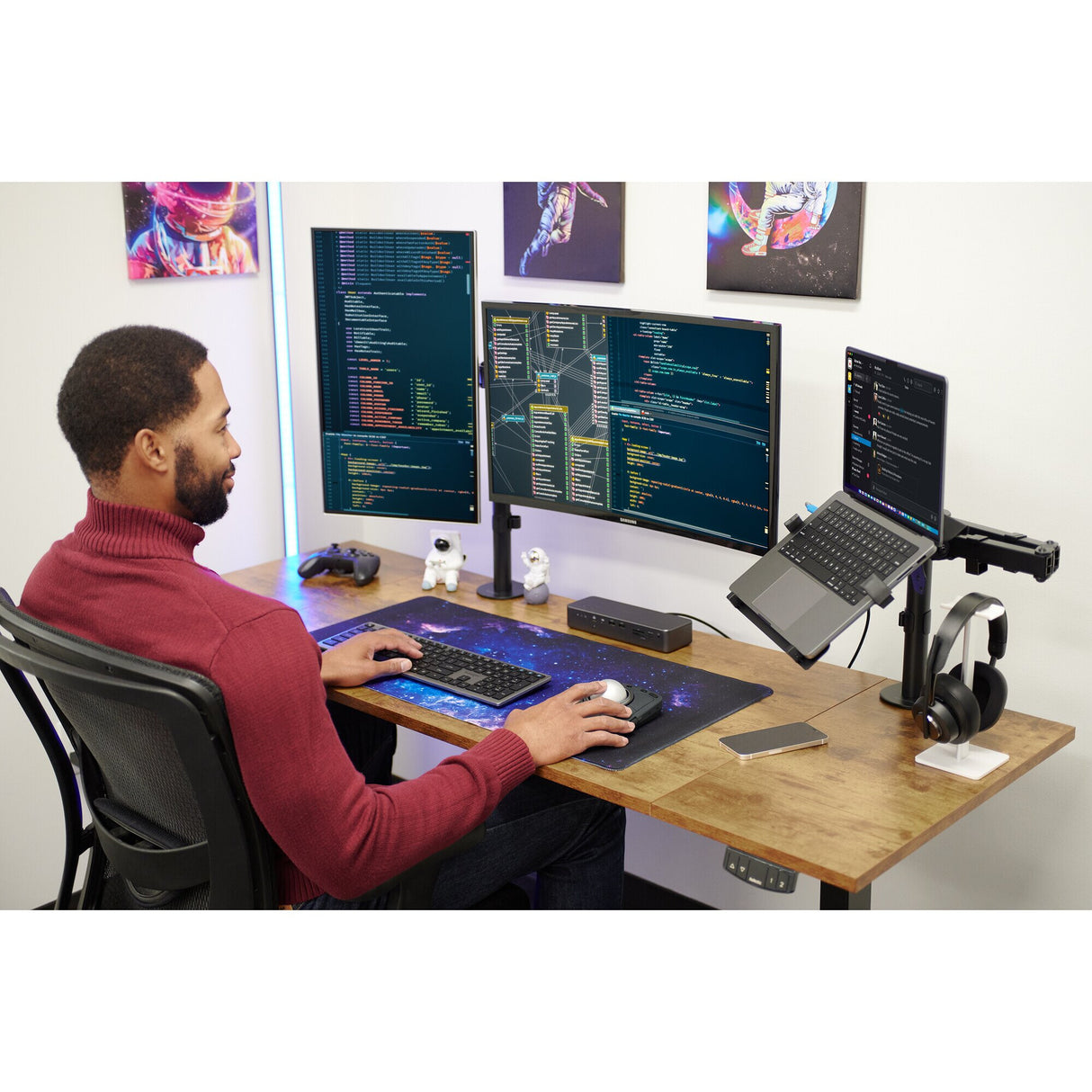 Kensington SmartFit Ergo Single Extended Monitor Arm