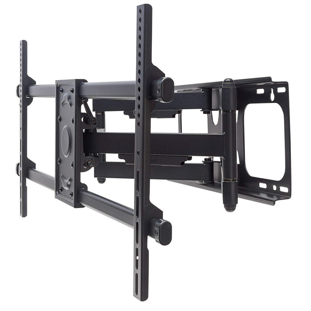 Manhattan Wall Mount for TV & Monitors (Full Motion), For screens 37" to 75", VESA compatability: all between 200x200mm and 800x400mm - check the dimensions of the four mounting holes on back of screen to ensure it fits, Max 75kg, Black, Bracket, Lifetime