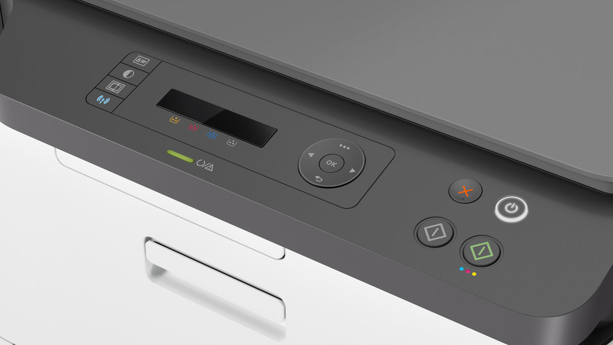 HP Color Laser Laser 178nw Wireless Multifunction Color Printer, Copier, Scanner; Duplex