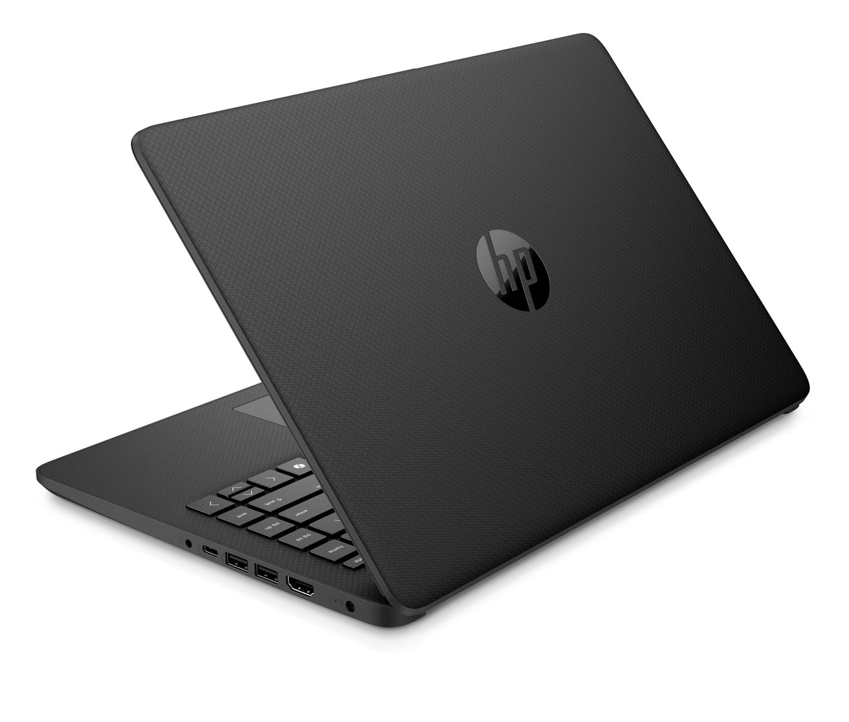 HP 14-dq6002na Intel® N N150 Laptop 35.6 cm (14") HD 4 GB DDR4-SDRAM 128 GB UFS Wi-Fi 6 (802.11ax) Windows 11 Home in S mode Black