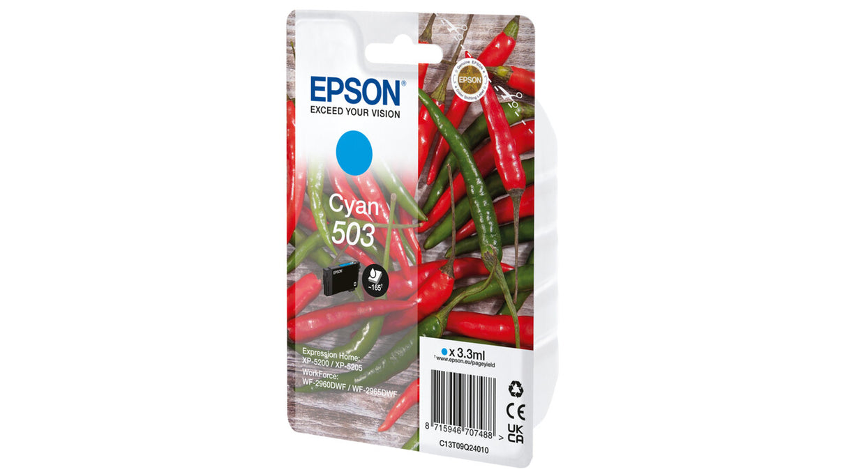 Epson Singlepack Cyan 503 Ink