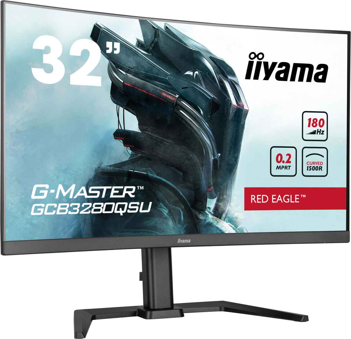 iiyama G-MASTER GCB3280QSU-B2 computer monitor 80 cm (31.5") 2560 x 1440 pixels Dual QHD LED Black