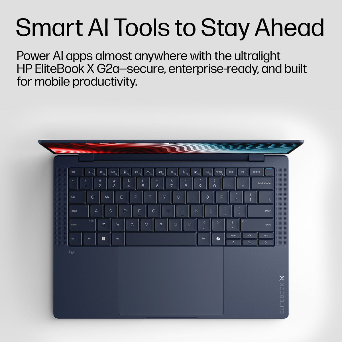 HP EliteBook X G2a 14 inch Notebook Next Gen AI PC Wolf Pro Security Edition Copilot+ PC AMD Ryzen AI 7 PRO Laptop 35.6 cm (14") 3K 32 GB LPDDR5x-SDRAM 512 GB SSD Wi-Fi 7 (802.11be) Windows 11 Pro Blue