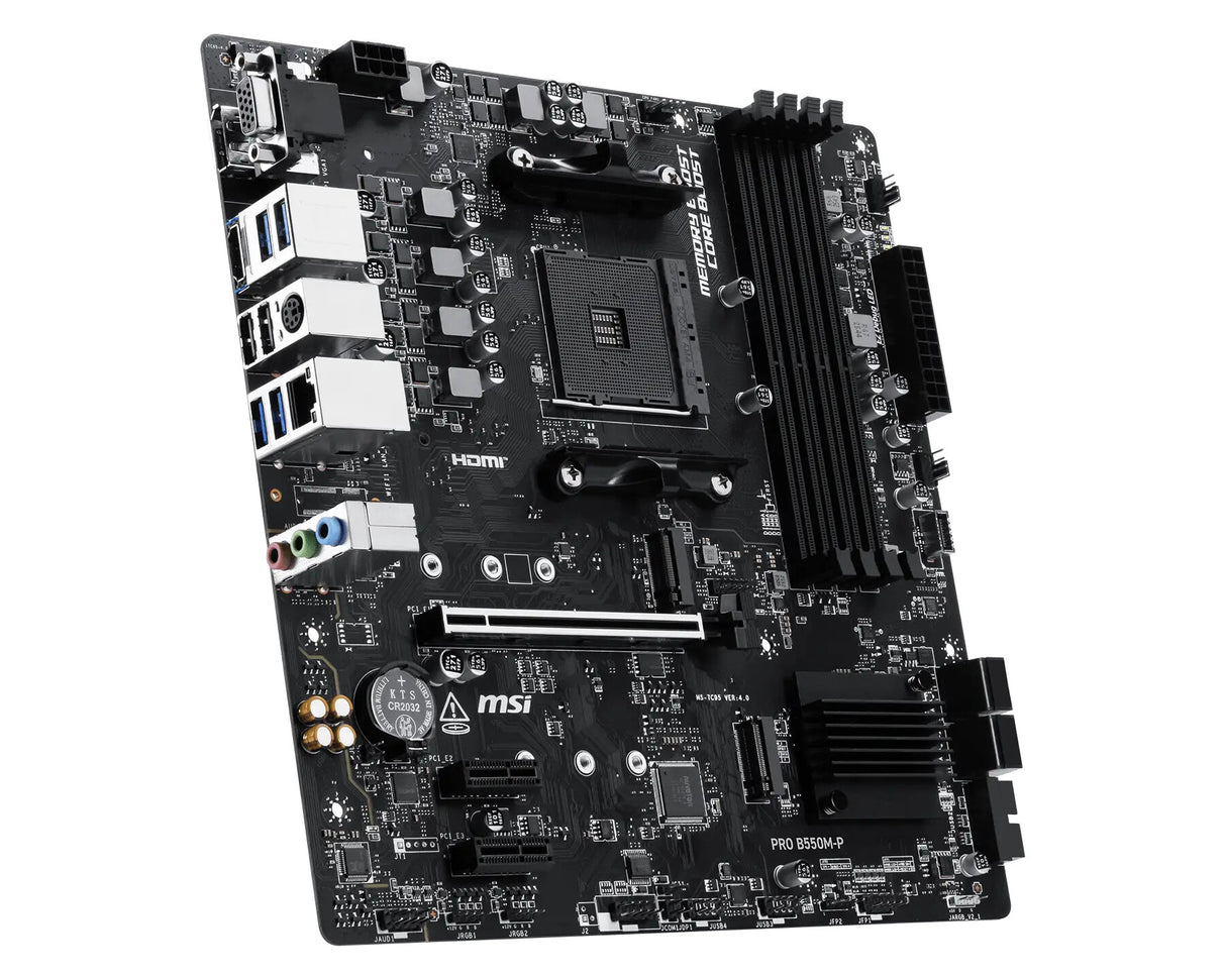 MSI PRO B550M-P motherboard AMD B550 Socket AM4 ATX