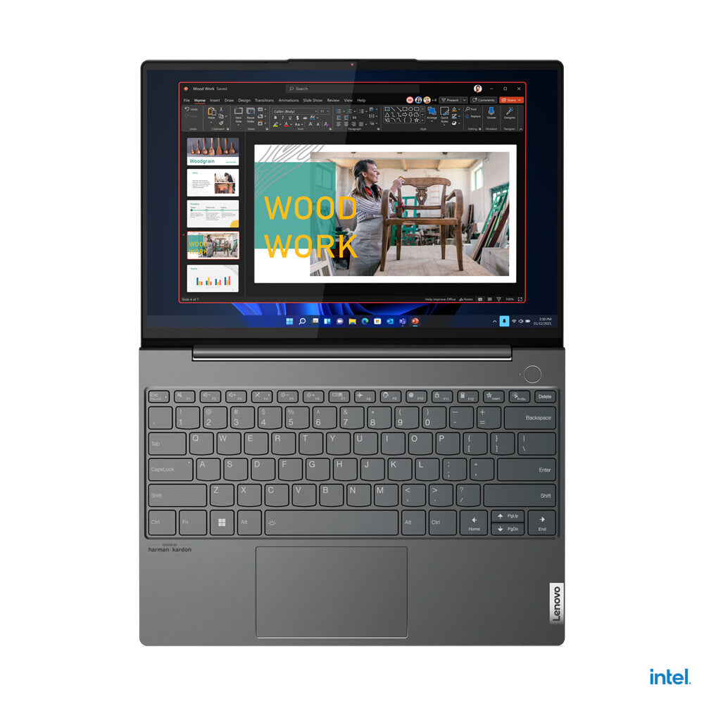 Lenovo ThinkBook 13x G2 IAP Intel® Core™ i7 i7-1255U Laptop 33.8 cm (13.3") WQXGA 16 GB LPDDR5-SDRAM 512 GB SSD Wi-Fi 6E (802.11ax) Windows 11 Pro UK English Grey