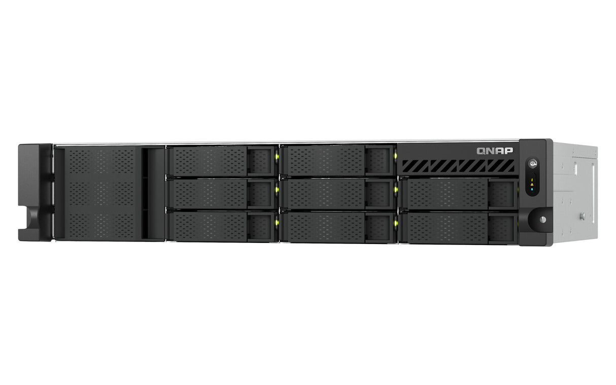 QNAP TS-855EU-RP NAS Rack (2U) Intel Atom® C5125 8 GB DDR4 0 TB QuTS hero Black