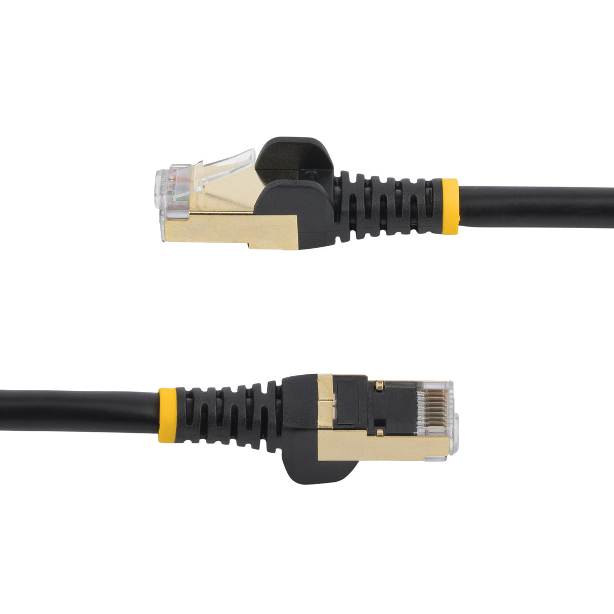 StarTech.com 10m CAT6a Ethernet Cable - 10 Gigabit Shielded Snagless RJ45 100W PoE Patch Cord - 10GbE STP Network Cable w/Strain Relief - Black Individually Tested/Wiring is UL Certified/TIA