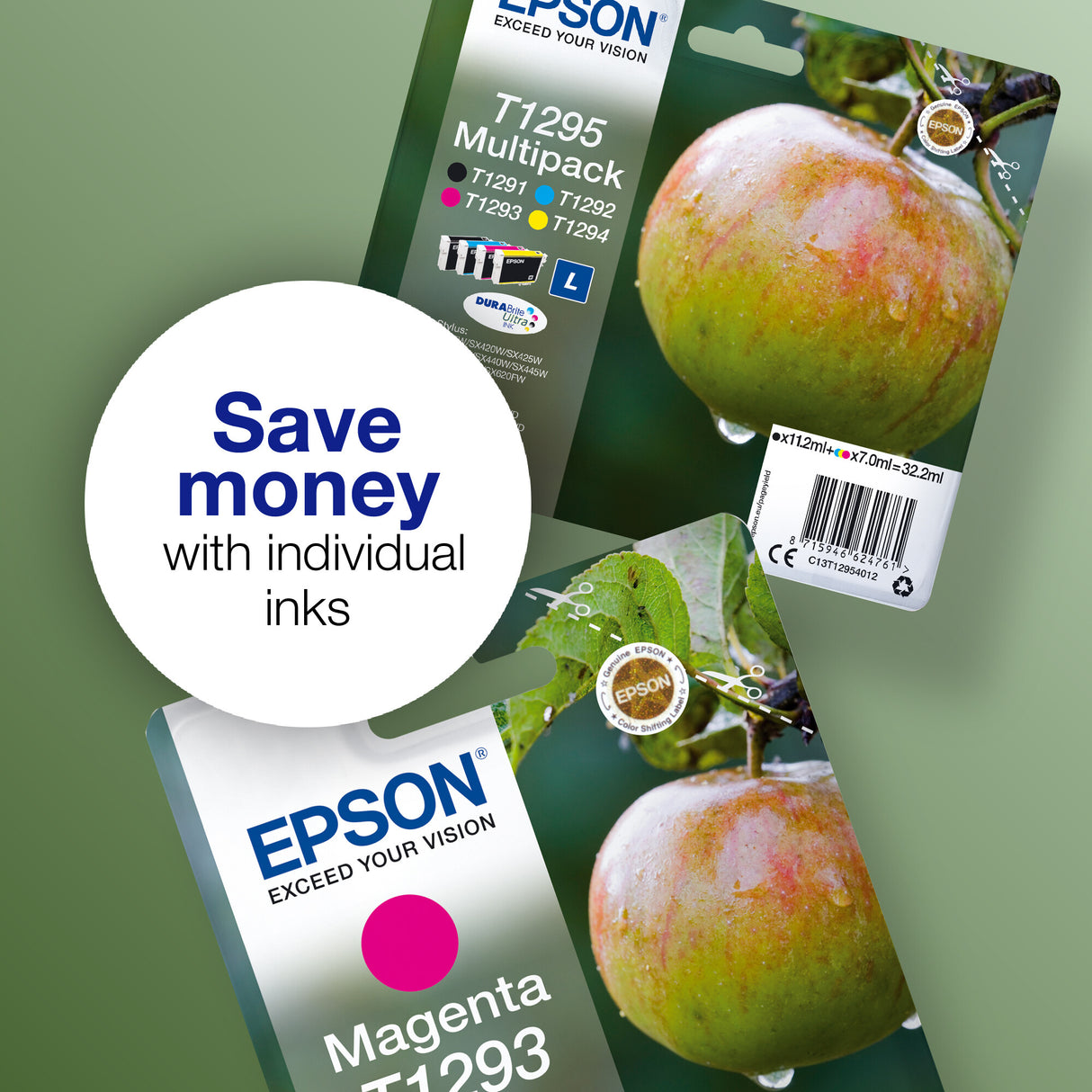 Epson Apple T1295 DURABrite Ultra Multipack 4-colours Ink