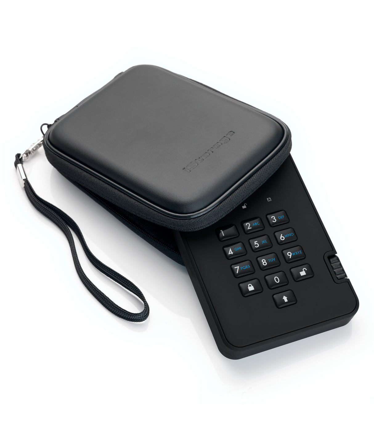 iStorage diskAshur² SSD 4TB Black | Secure Portable Solid State Drive |AES-XTS 256-bit Hardware Encryption | PIN protected | OS & Platform Independent | TAA Compliant |Brute force hack defence | Dust/Water Resistant