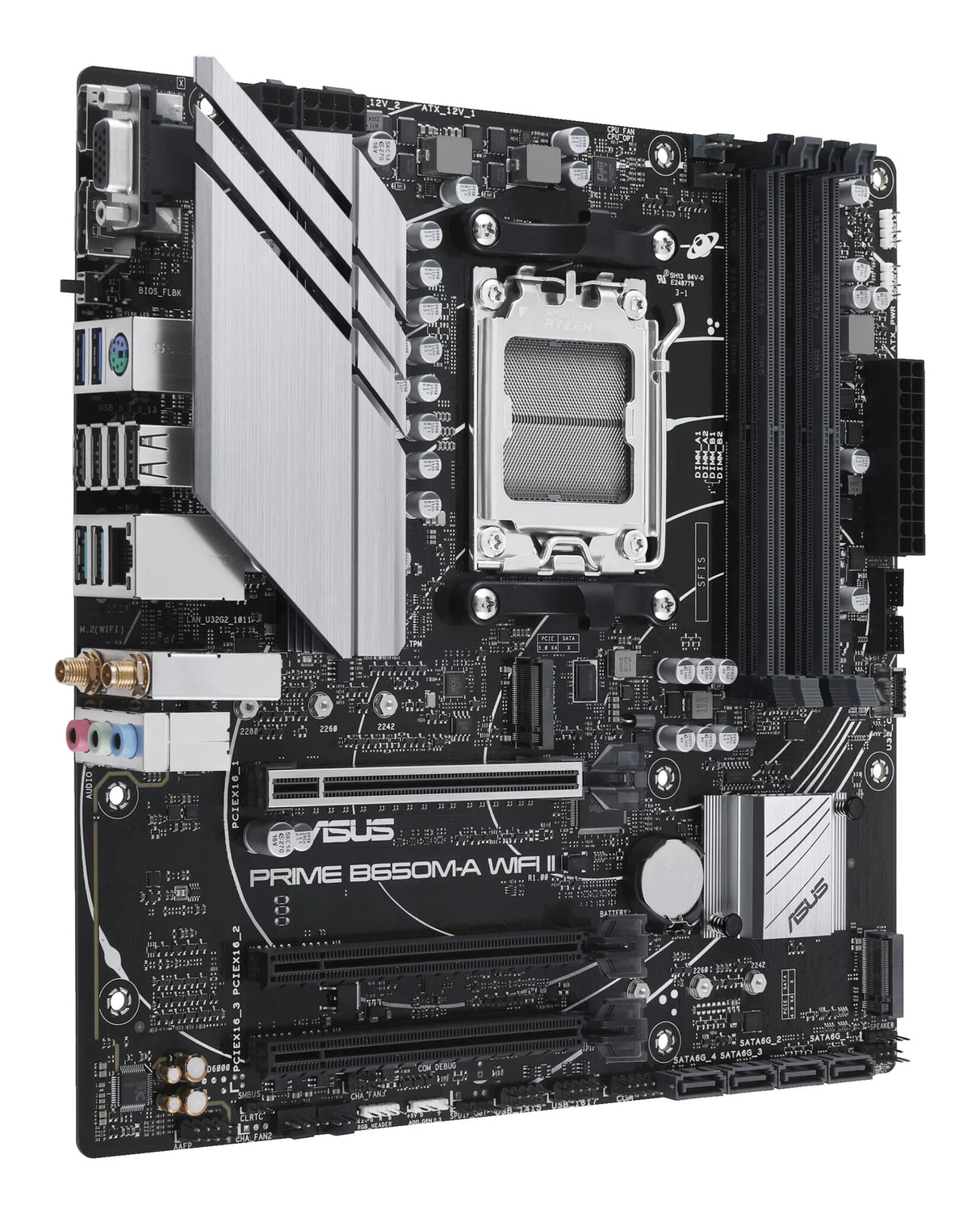 ASUS PRIME B650M-A WIFI II AMD B650 Socket AM5 micro ATX