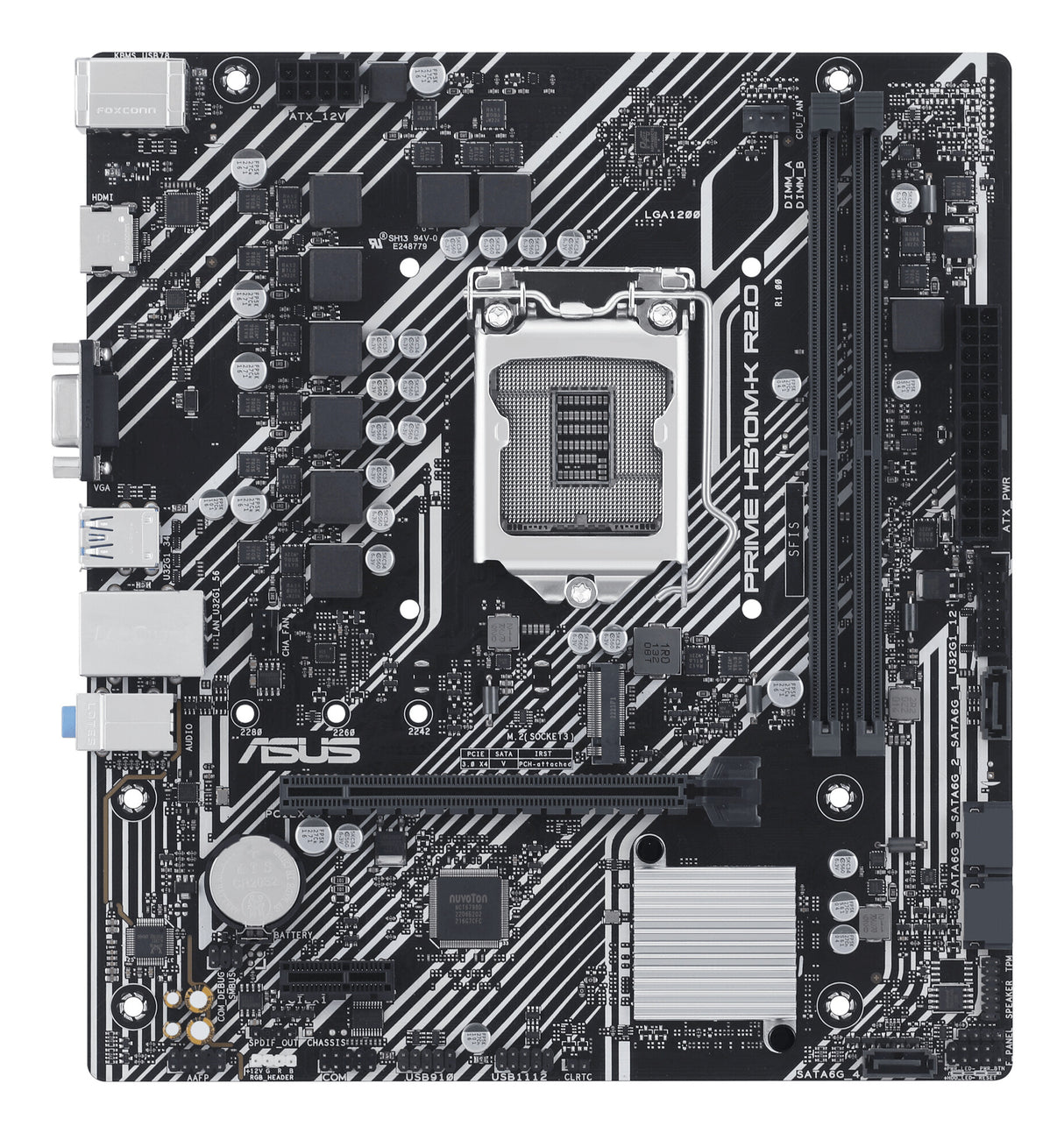 ASUS PRIME H510M-K R2.0 Intel H510 LGA 1200 (Socket H5) micro ATX