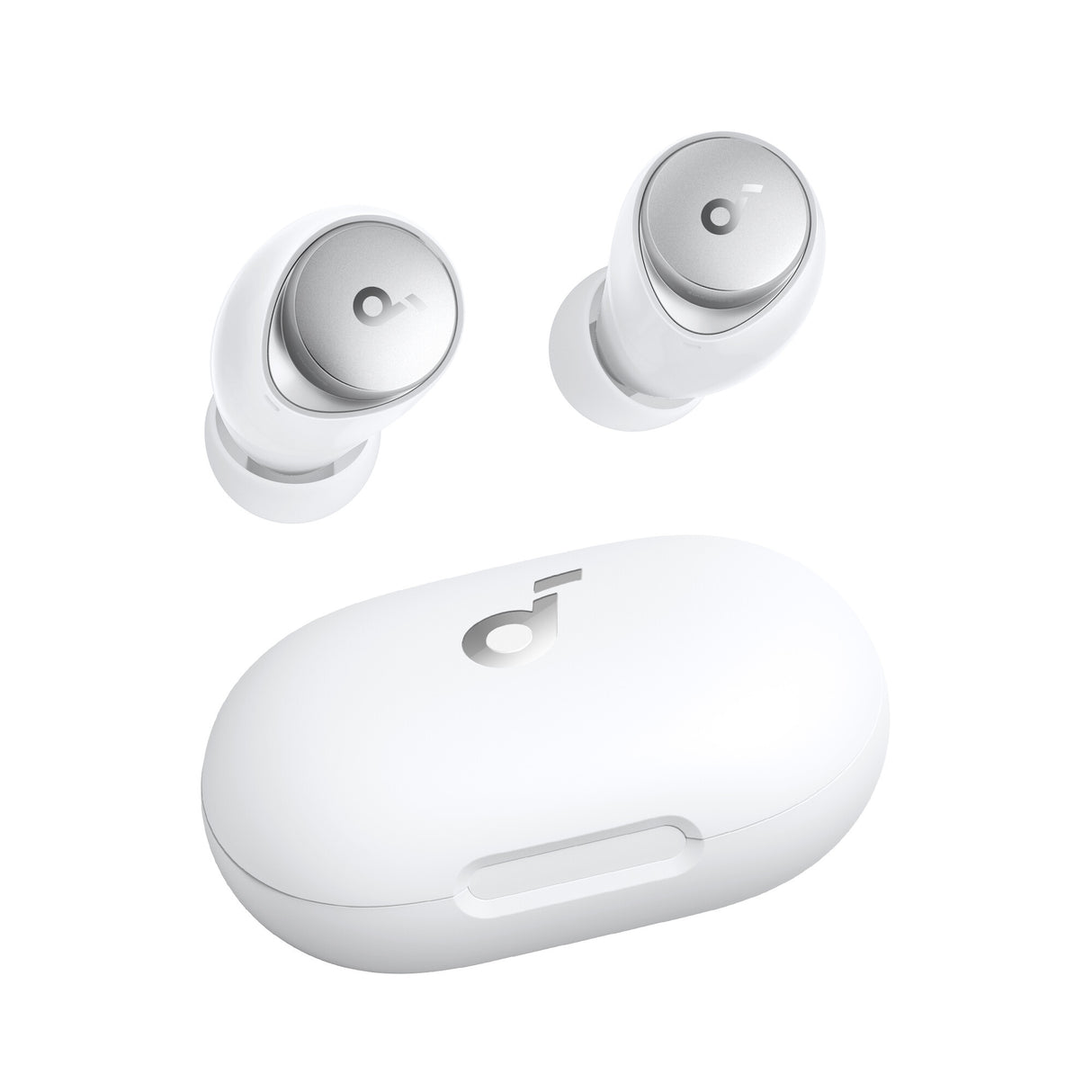 Anker Space A40 Adaptive Active Noise Canceling Wireless Earbuds, 50H Total Playtime, 10H Single Charge Playtime, LDAC Hi-Res Sound, Comfortable Fit, 6 Mics, Wireless Charge, Fast Charge