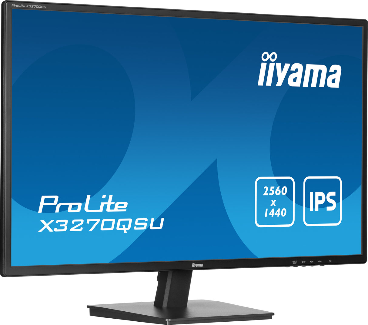 iiyama ProLite X3270QSU-B1 computer monitor 80 cm (31.5") 2560 x 1440 pixels Wide Quad HD LED Black