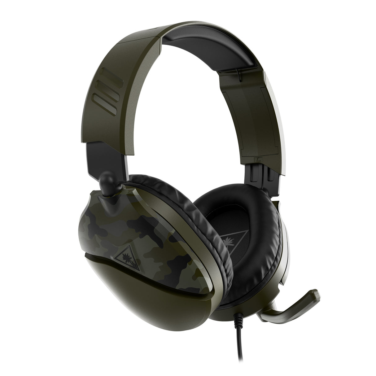 Turtle Beach Recon 70 Camo Green Wired Multiplatform Gaming Headset for PS5, PS4, Xbox Series X or S, Xbox One and Mobile with 3.5mm Wired Connection, Flip-to-Mute Mic, 40mm Speakers