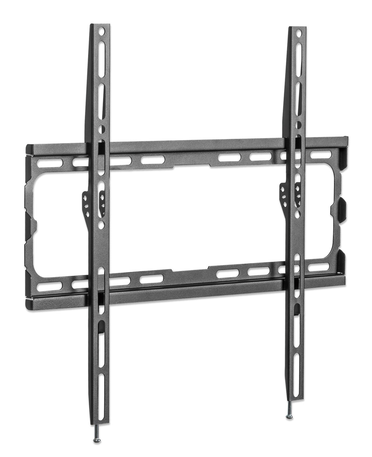 Manhattan Wall Mount for TV & Monitors (Fixed), For screens 32" to 55", VESA compatability: all between 200x200mm and 400x400mm - check the dimensions of the four mounting holes on back of screen to ensure it fits, Max 40kg, Black, Bracket