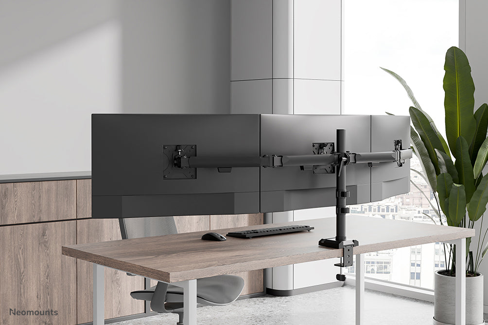 Neomounts DS60-600BL3 Monitor arm 10-27" - Quick-fix - 180°-stop