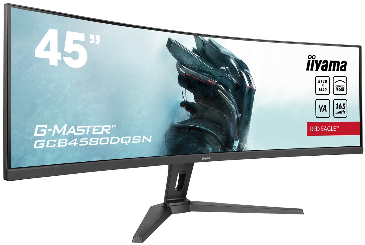 iiyama G-MASTER RED EAGLE CURVED computer monitor 113 cm (44.5") 5120 x 1440 pixels Dual QHD LED Black