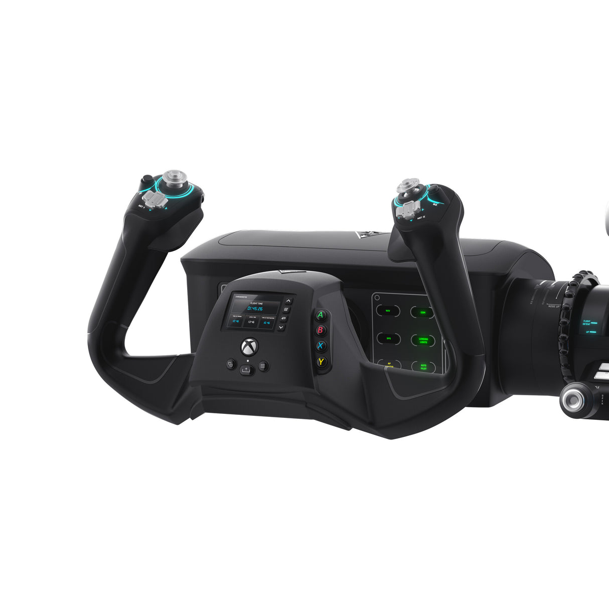 Turtle Beach VelocityOne Flight Universal Control System with Yoke Handle, Throttle Quadrant, Trim Wheel and Rudder Controls - Xbox Series X or S, Xbox One and Windows