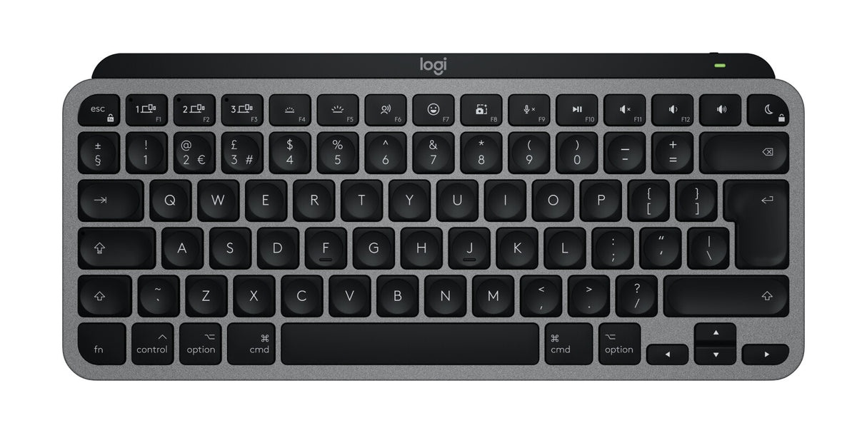 Logitech MX Keys Mini For Mac keyboard Home/Office Bluetooth QWERTY UK English Black, Grey