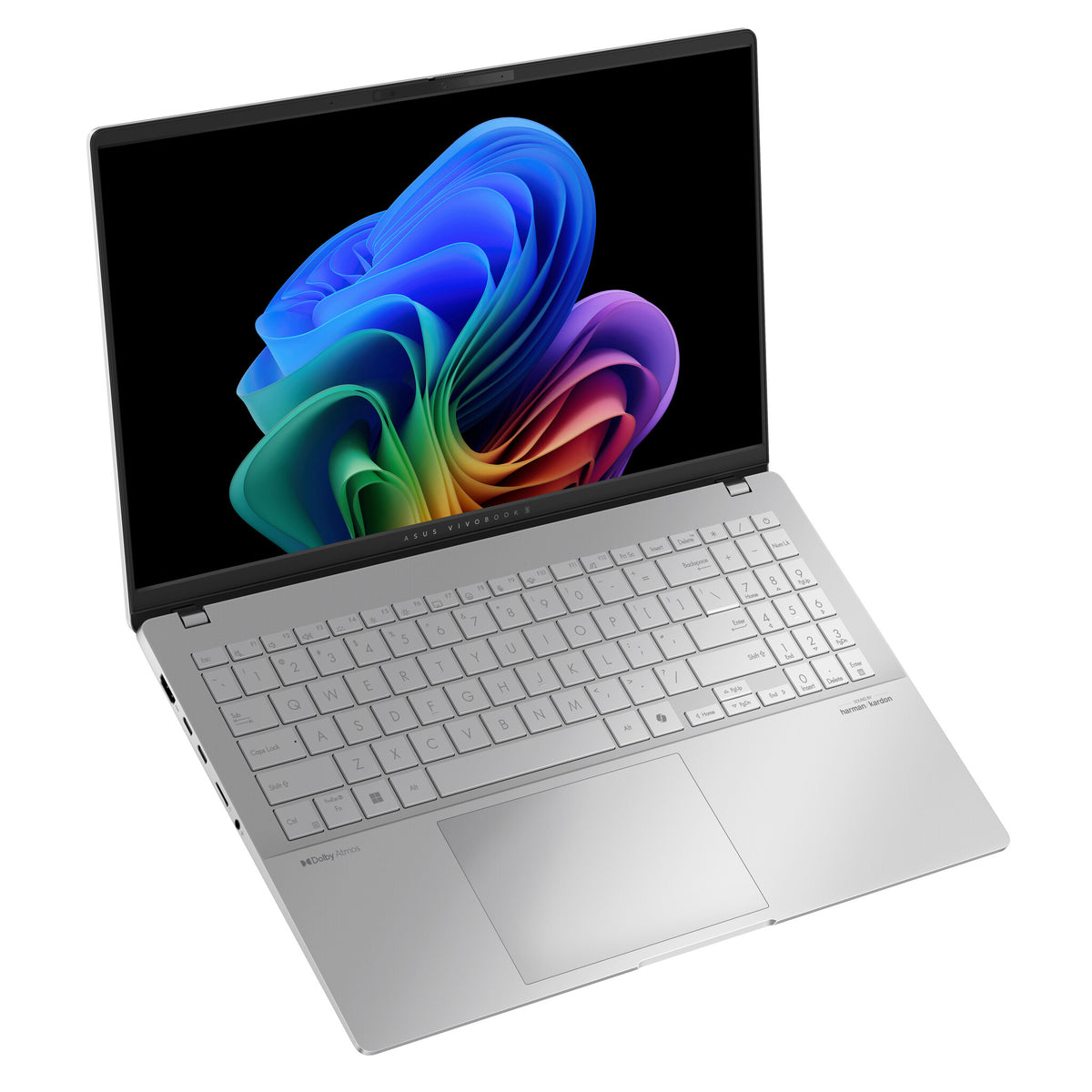 ASUS Vivobook S15 S5507QA-MA012W Copilot+ PC Snapdragon X1P-42-100 Laptop 39.6 cm (15.6") 3K 16 GB LPDDR5x-SDRAM 512 GB SSD Wi-Fi 7 (802.11be) Windows 11 Home Silver