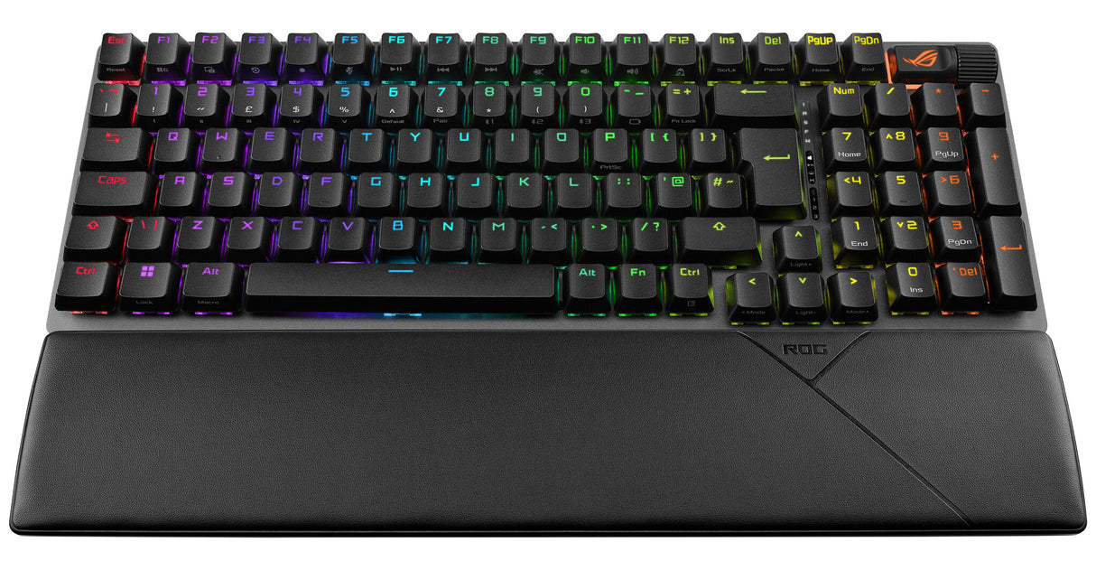 ASUS ROG Strix Scope II 96 Wireless keyboard Gaming USB + RF Wireless + Bluetooth QWERTY UK English Black