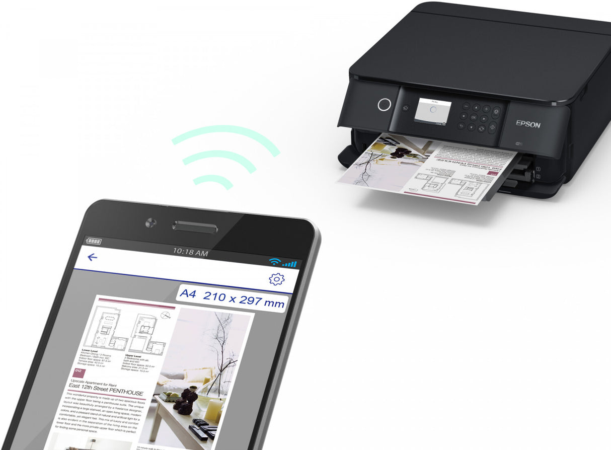 Epson Expression Premium XP-6100 C11CG97401 Impresora de Tinta, Color, Inalámbrica, Todo en Uno, Dúplex, Pantalla Táctil LCD de 6,1 cm