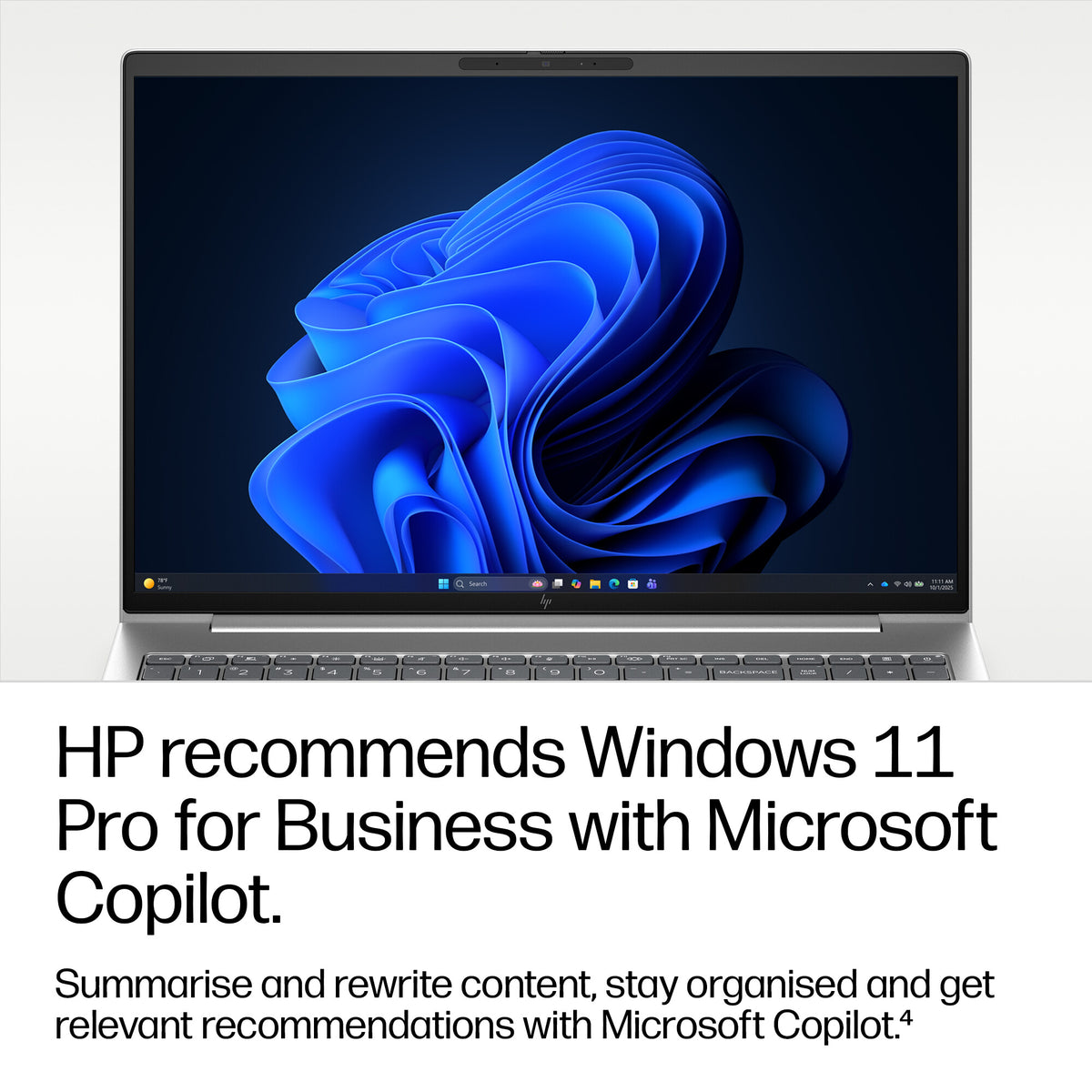 HP ProBook 4 G2i 16 AI PC Intel Core 5 320 Laptop 40.6 cm (16") WUXGA 16 GB DDR5-SDRAM 512 GB SSD Wi-Fi 6E (802.11ax) Windows 11 Pro Silver