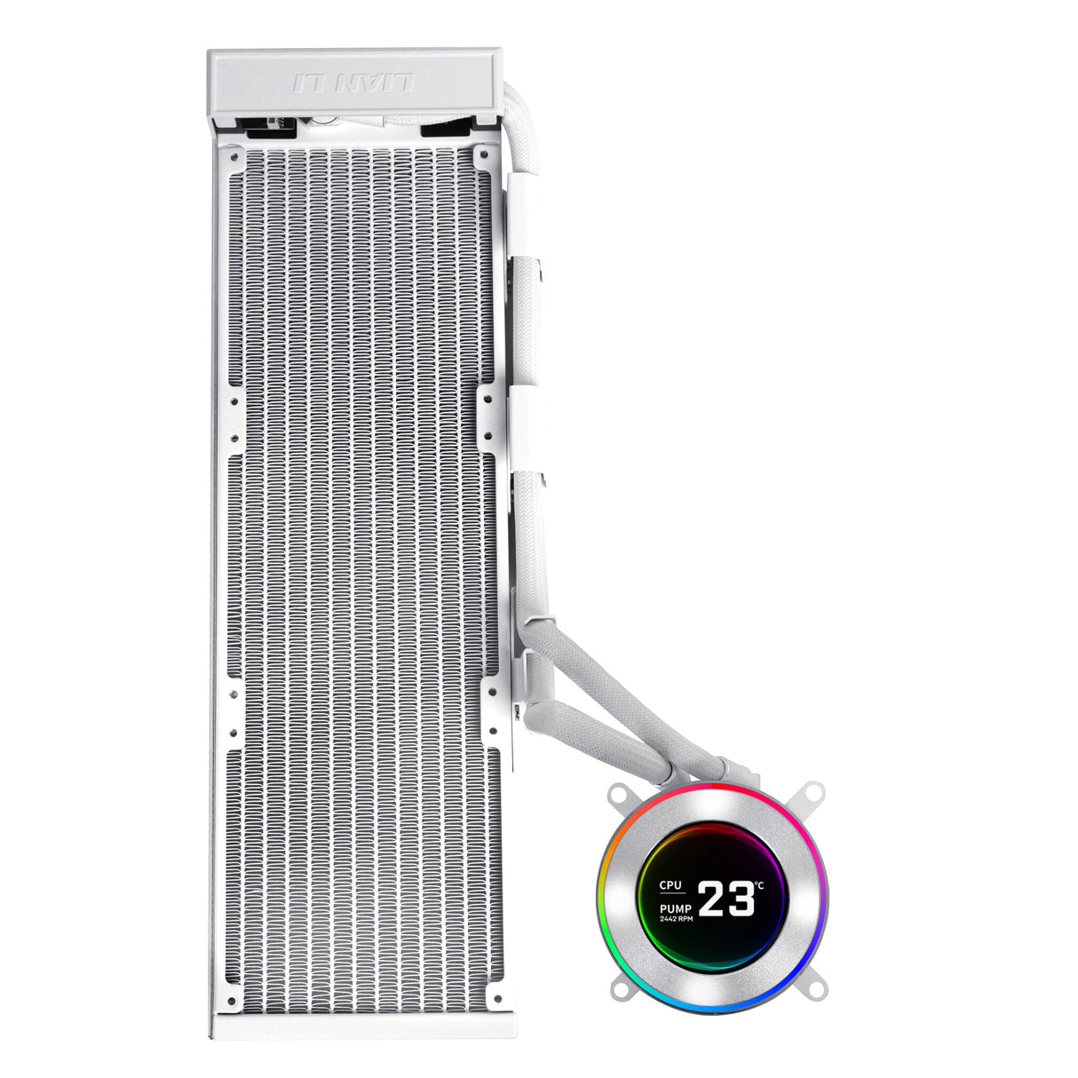 Lian Li GA II Hydroshift II LCD-C 360N Processor All-in-one liquid cooler White