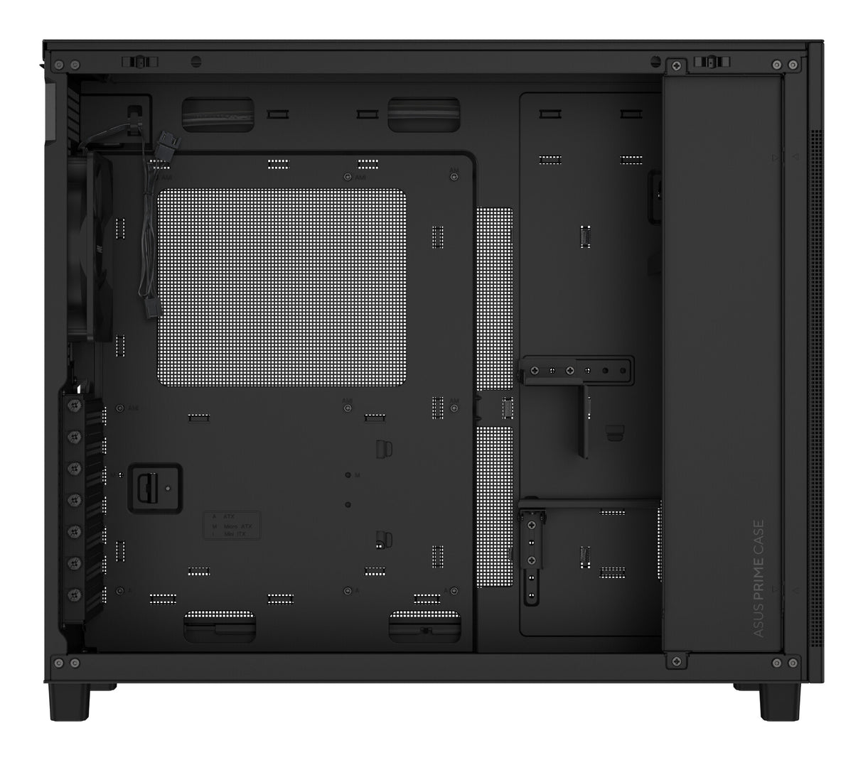 ASUS PRIME AP303 TG Black Midi Tower