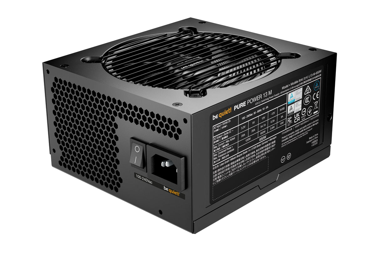 be quiet! Pure Power 13 M | 650W power supply unit 20+4 pin ATX ATX Black