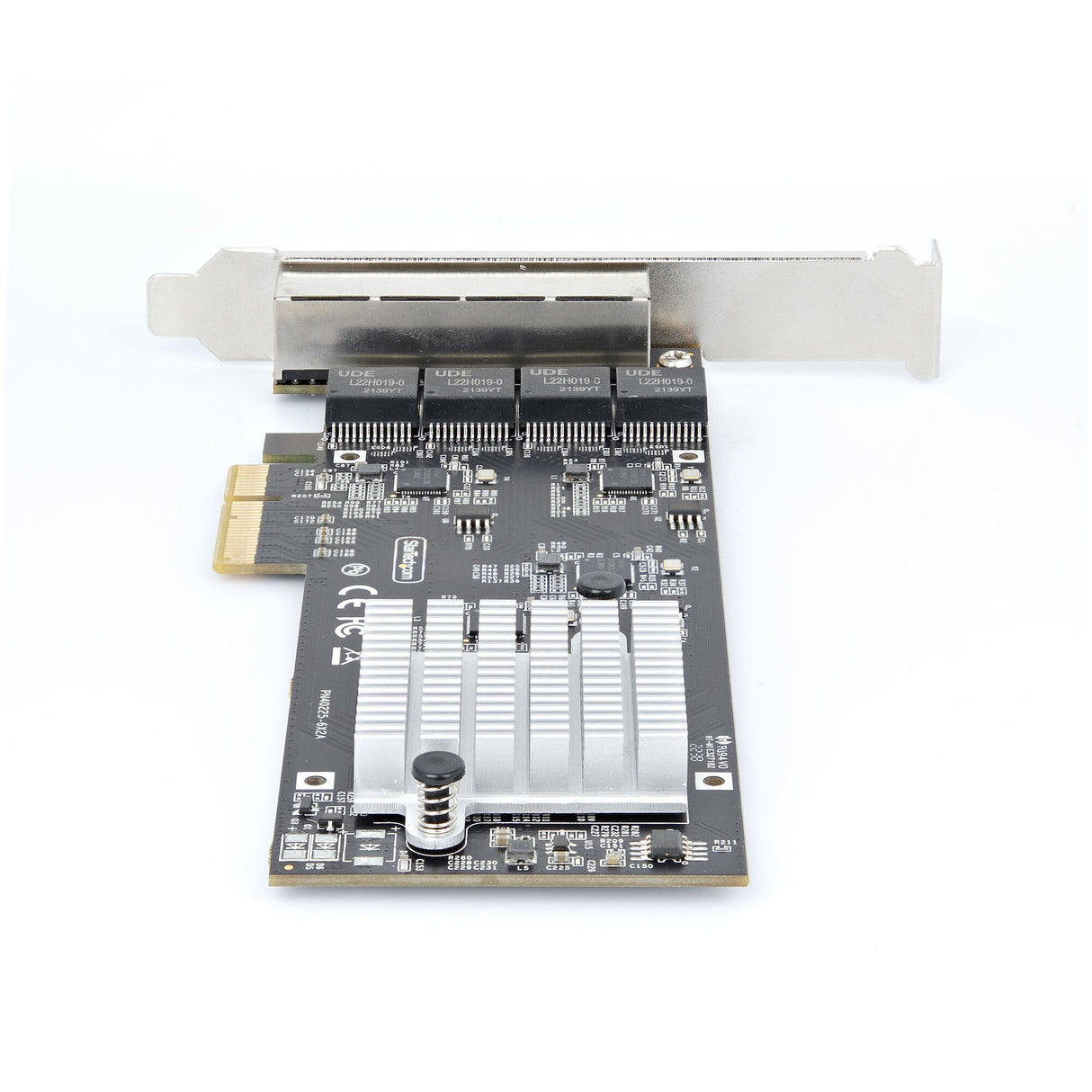 StarTech.com 4-Port 2.5Gbps NBASE-T PCIe Network Card, Intel I225-V, Quad-Port Computer Network Card, Multi-Gigabit NIC, PCI Express Server LAN Card, Desktop Ethernet Interface