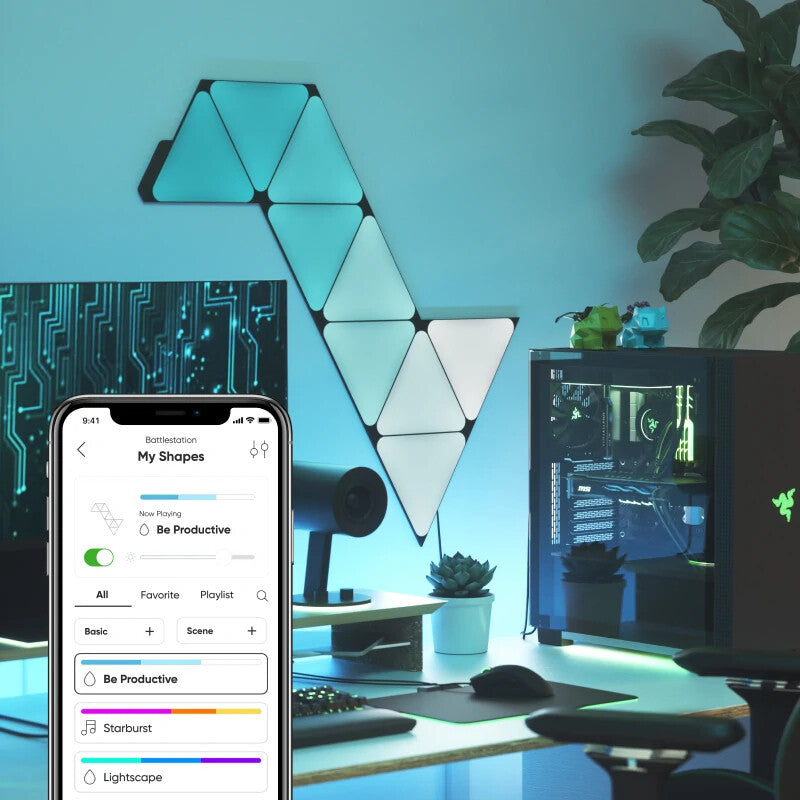 Nanoleaf NL48-1101TW-10PK smart lighting Smart panel Wi-Fi