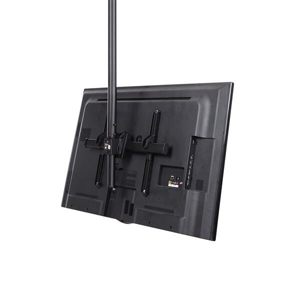 StarTech.com TV Ceiling Mount - Full-Motion Universal Hanging Single Screen Mount with Adjustable Telescopic Long Pole - Tilt / Swivel - VESA Bracket for 32”-75" Displays
