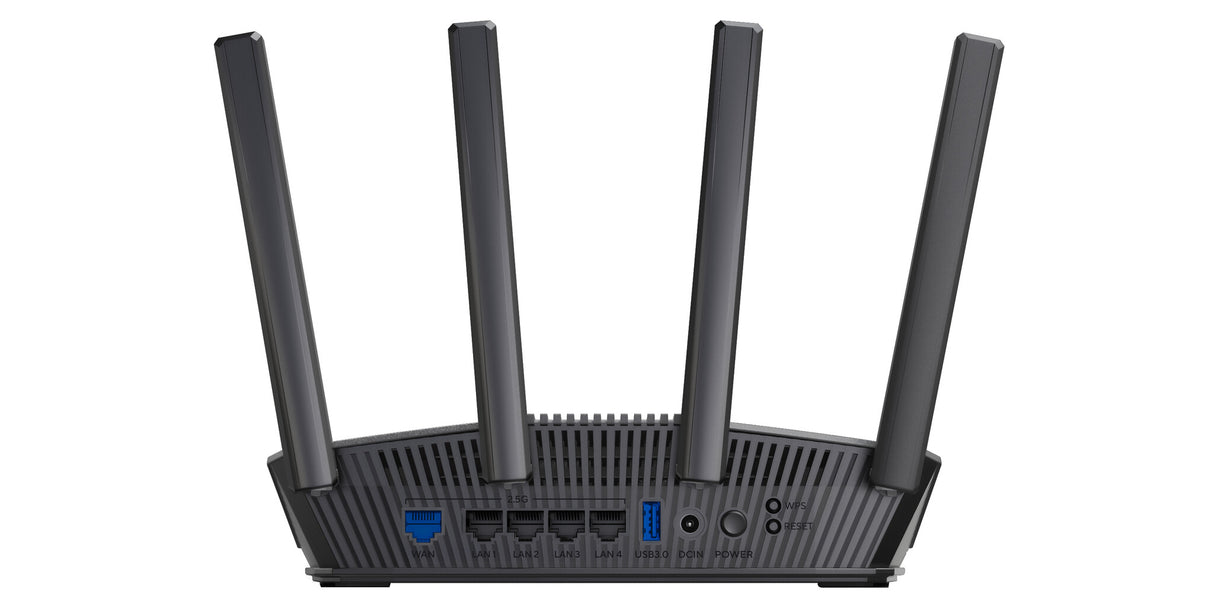 ASUS RT-BE82U BE6500 wireless router 2.5 Gigabit Ethernet Dual-band (2.4 GHz / 5 GHz) Black