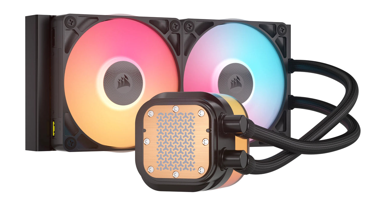 Corsair iCUE LINK TITAN 240 RX LCD Processor All-in-one liquid cooler 12 cm Black 1 pc(s)
