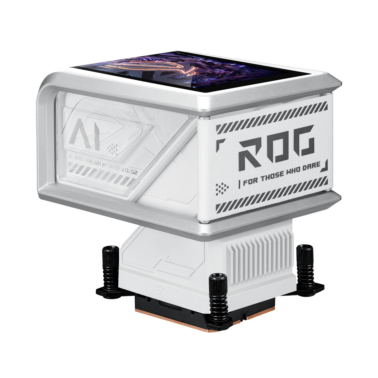 ASUS ROG RYUO IV 360 ARGB WHT Processor All-in-one liquid cooler 12 cm White
