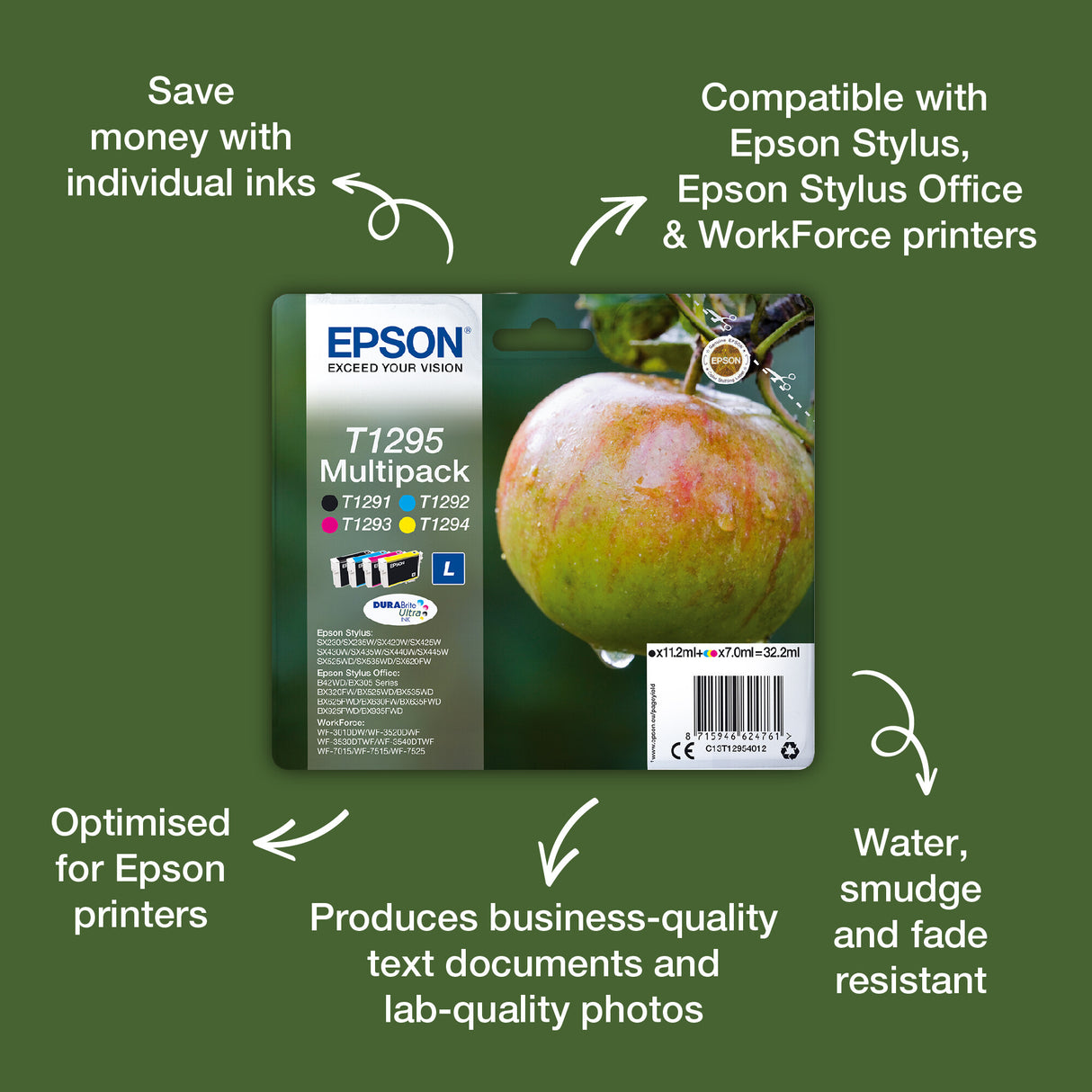 Epson Apple T1293 DURABrite Ultra Single Magenta Ink