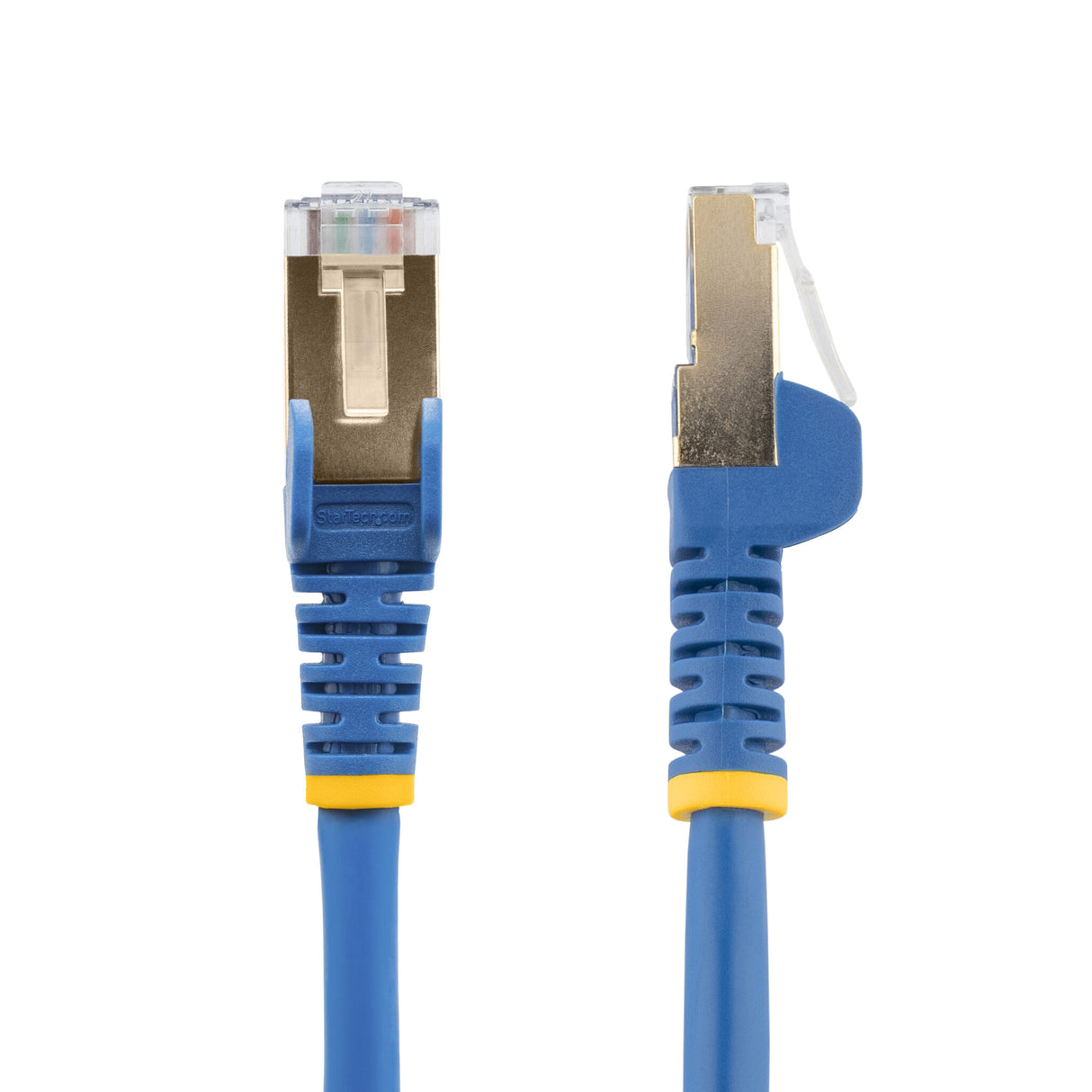 StarTech.com 7.5 m CAT6a Patch Cable - Shielded (STP) - 100% Copper Wire - Snagless Connector - Blue