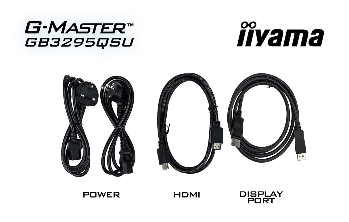 iiyama G-MASTER GB3272QSU-B1 computer monitor 80 cm (31.5") 2560 x 1440 pixels Quad HD LED Black