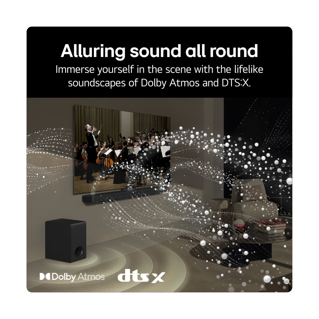 LG USG10TY Black 3.1 channels 420 W