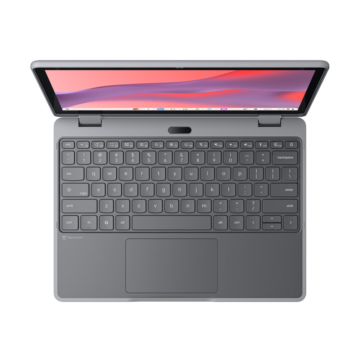 Lenovo Chrome 500e 2in1 G5 M89 MediaTek Kompanio 540 Chromebook 31 cm (12.2") Touchscreen WUXGA 8 GB LPDDR5x-SDRAM 64 GB UFS Wi-Fi 6E (802.11ax) ChromeOS Grey UK English