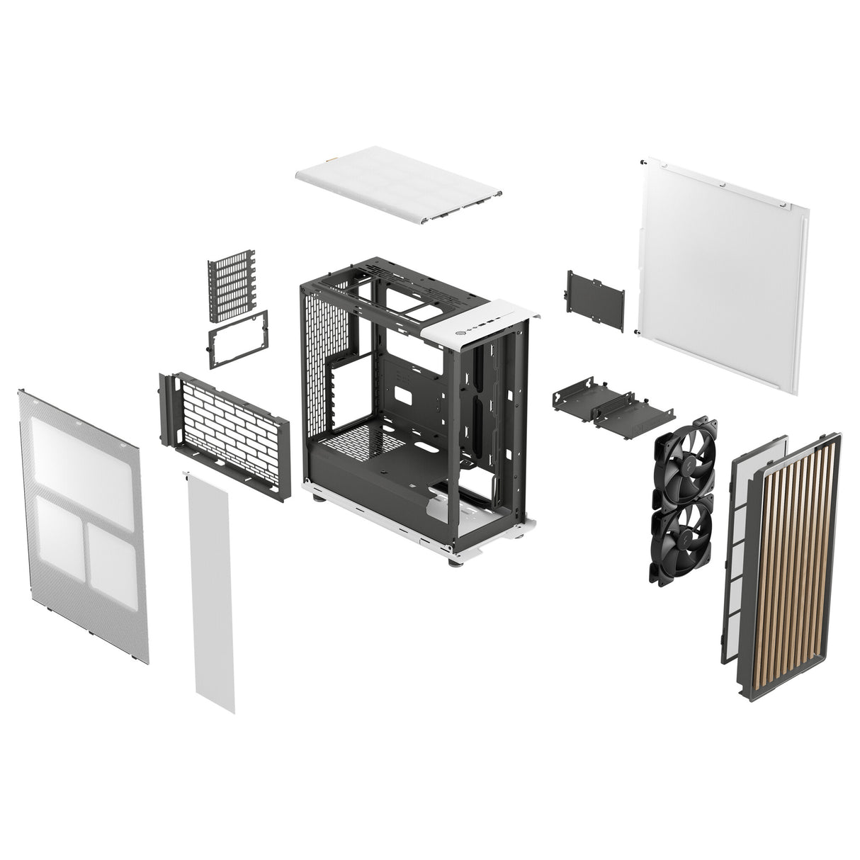 Fractal Design North Midi Tower White
