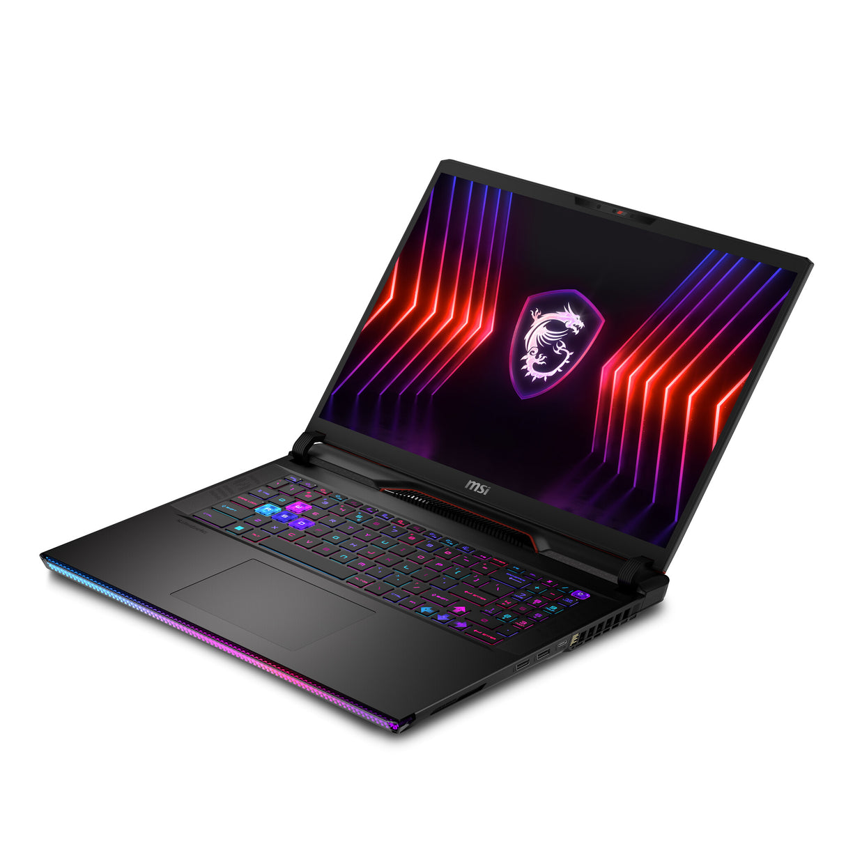 MSI Gaming Raider GE78 HX 14VHG-647U Intel® Core™ i9 i9-14900HX Laptop 43.2 cm (17") Quad HD+ 32 GB DDR5-SDRAM 4 TB SSD NVIDIA GeForce RTX 4080 Wi-Fi 7 (802.11be) Windows 11 Pro Black