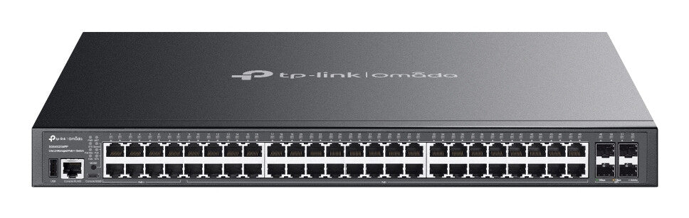 TP-Link Omada SG5452XMPP network switch Managed L3 Gigabit Ethernet (10/100/1000) Power over Ethernet (PoE) Black