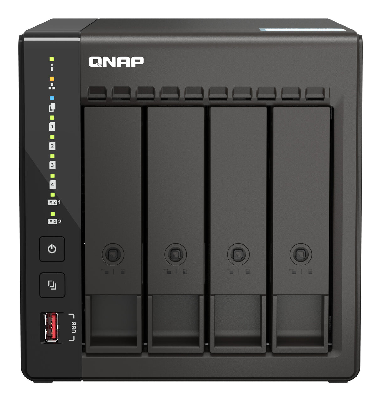 QNAP TS-453E NAS Tower Intel® Celeron® J6412 8 GB 8 TB HDD QNAP QTS Black