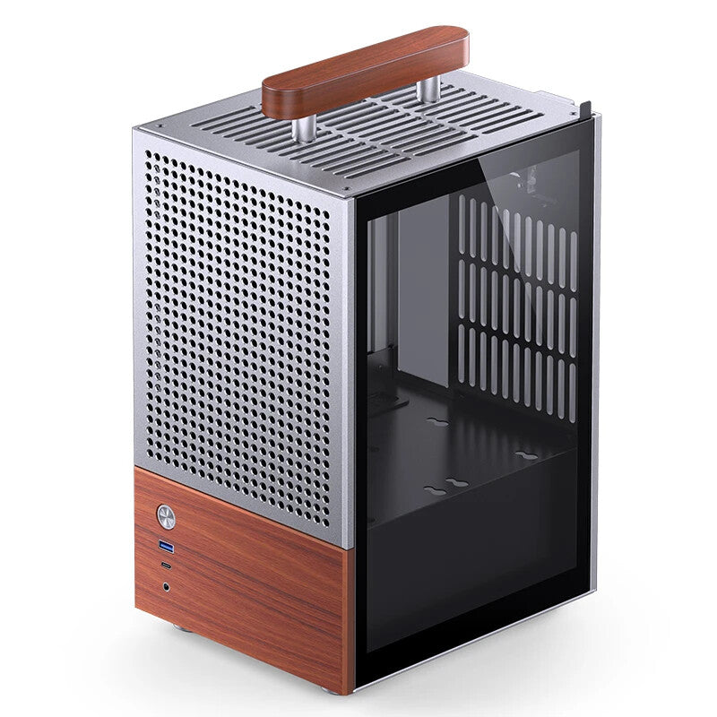 Jonsbo T6 Midi Tower Wood, Silver