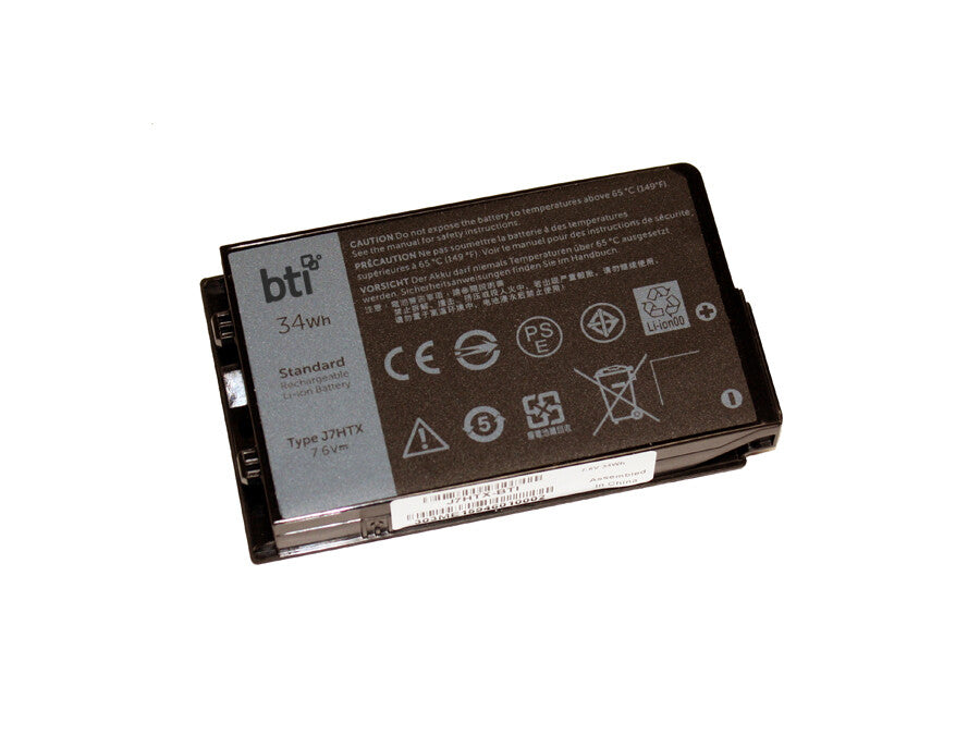 BTI 451-BCDH compatible 34Wh 2-cell battery for LATITUDE 12 7220