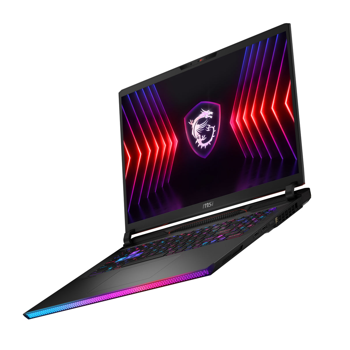 MSI Gaming Raider GE78 HX 14VHG-647U Intel® Core™ i9 i9-14900HX Laptop 43.2 cm (17") Quad HD+ 32 GB DDR5-SDRAM 4 TB SSD NVIDIA GeForce RTX 4080 Wi-Fi 7 (802.11be) Windows 11 Pro Black