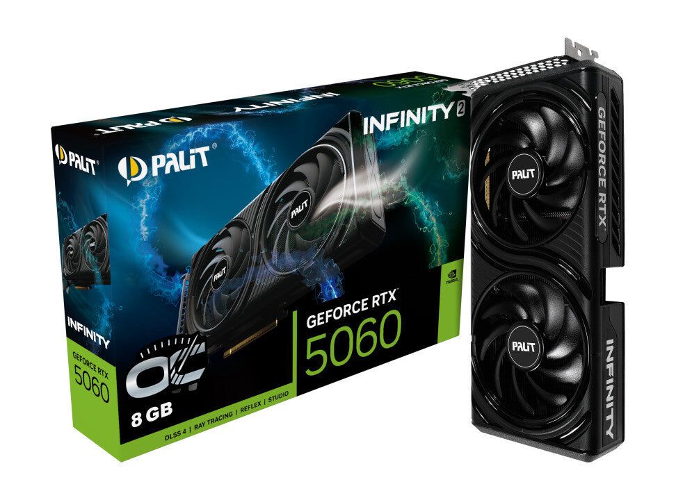 Palit GeForce RTX 5060 Infinity 2 OC V1 NVIDIA 8 GB GDDR7